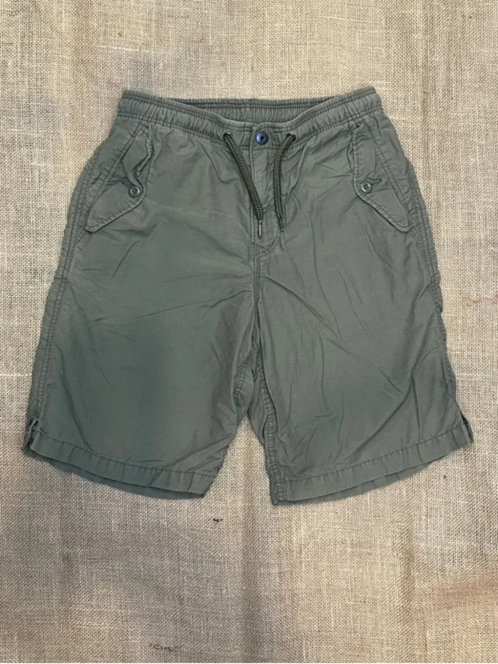 GAP Olive Green Drawstring Cargo Shorts